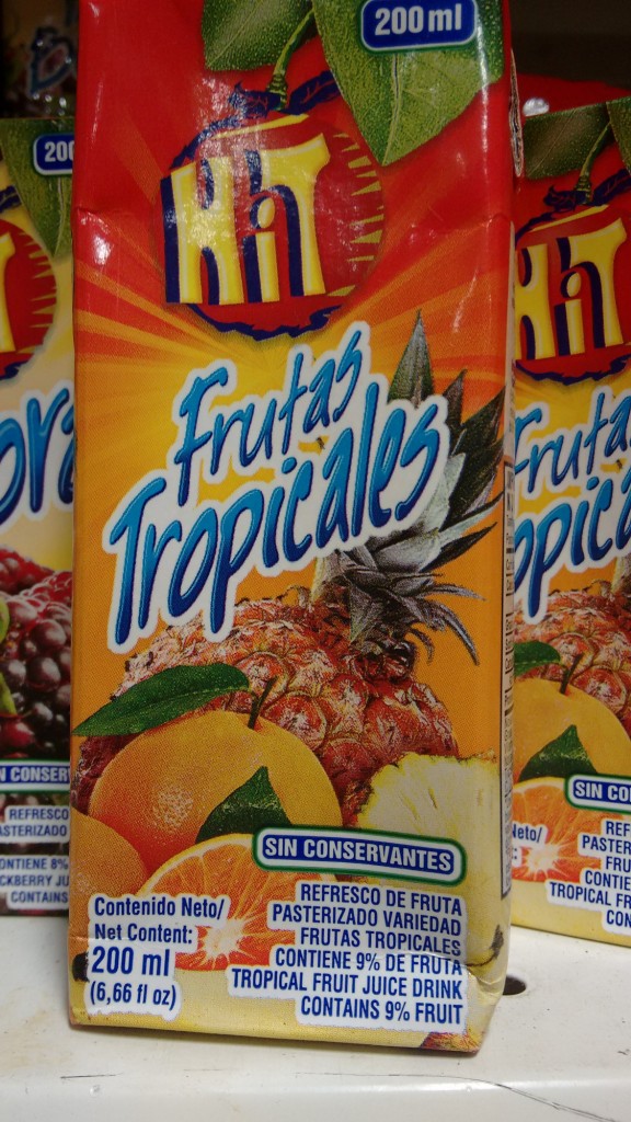 HIT JUGO CAJITA  FRUTAS TROICALES X 200 ML