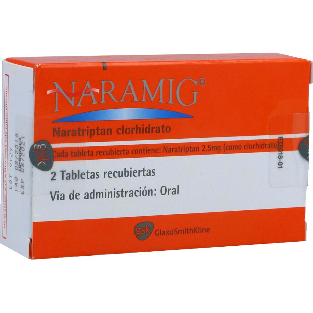 NARAMIG 2.5 MG X 2 TAB (REGULADO)