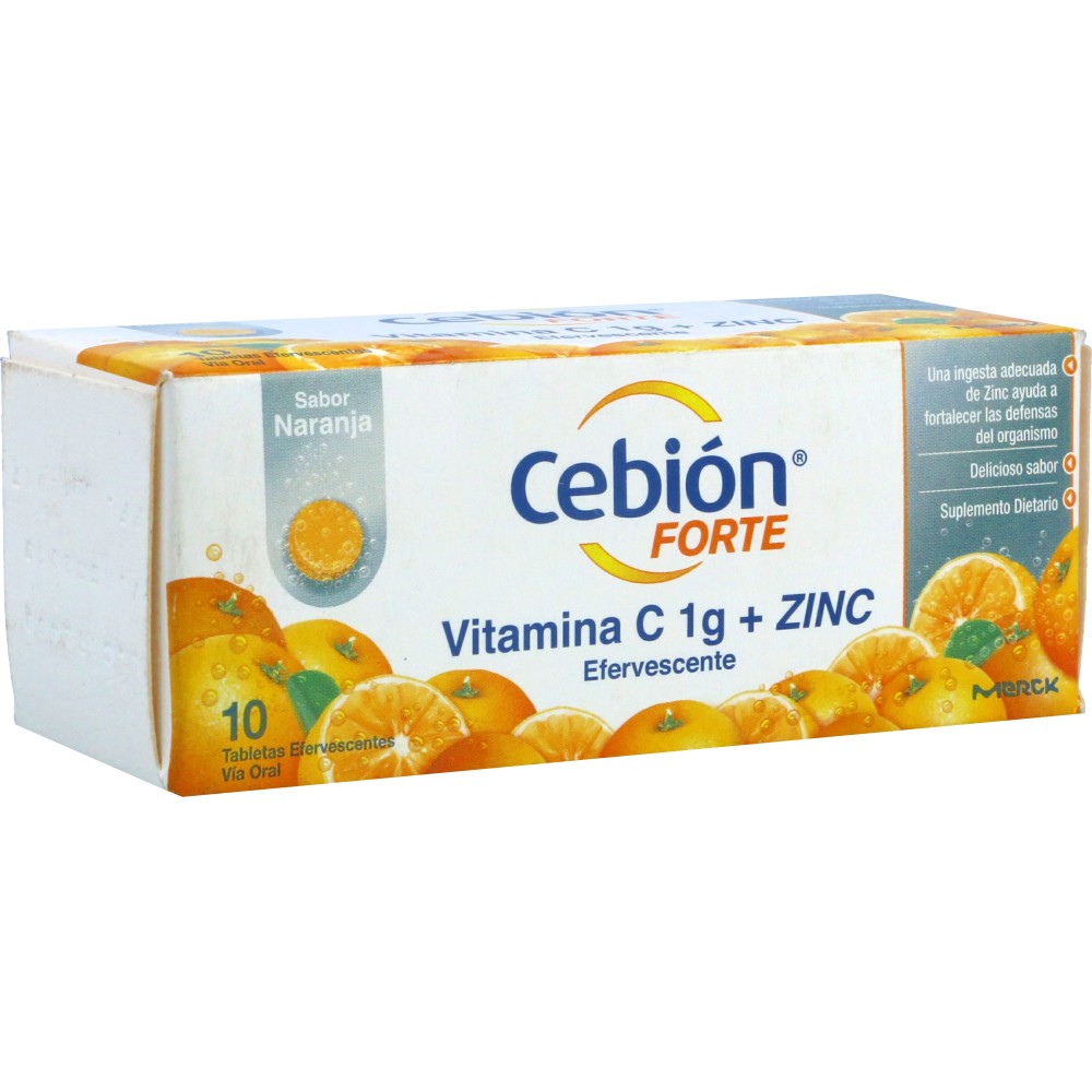 CEBION FORTE+ ZINK  X10TAB EFERVECENTE