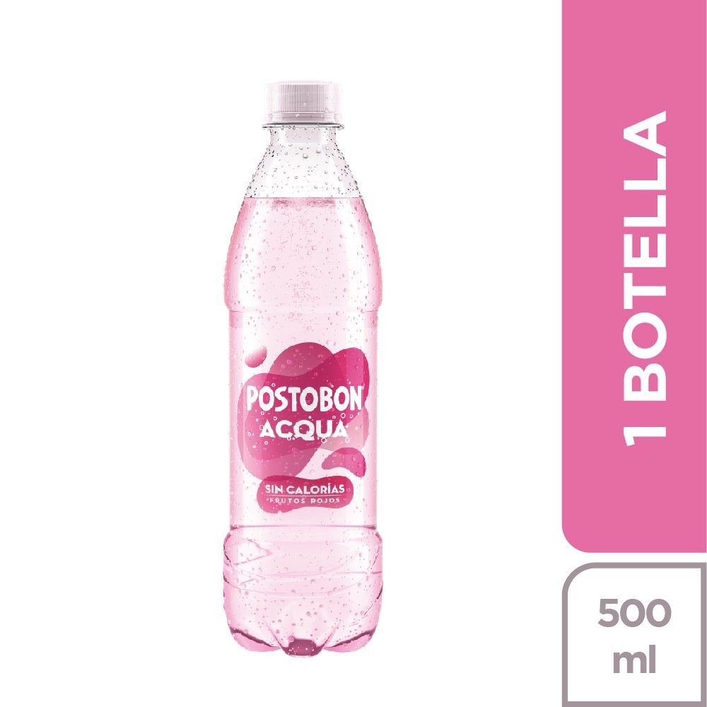 POSTOBON AQUA FRUTOS ROJOS X 500ML