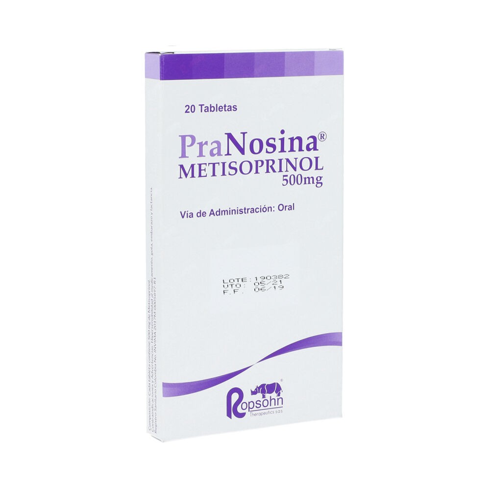 PRANOSINA 500 MG X 20 TAB