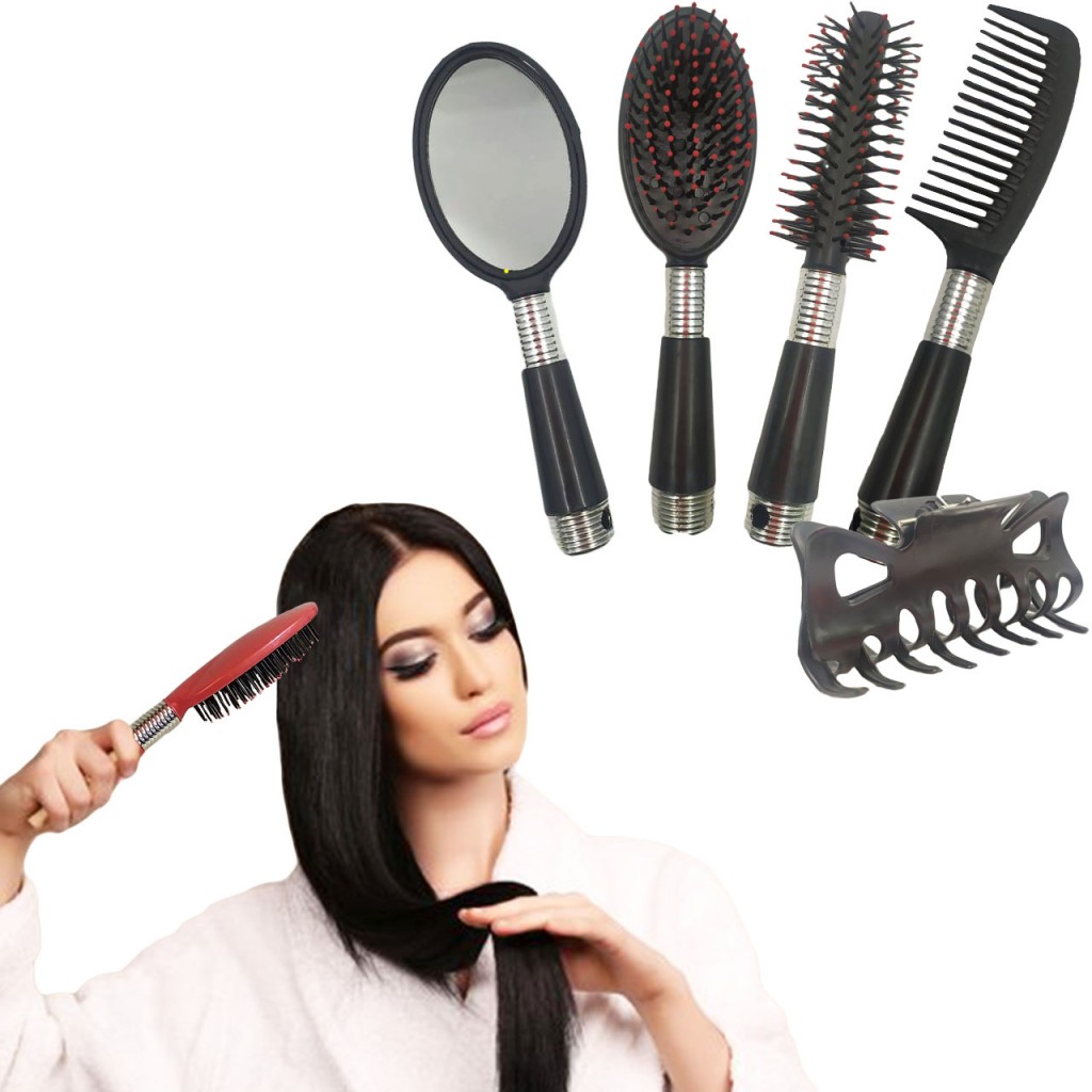 Set Cepillo Peinados Peluquería Didáctico Belleza