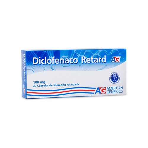 DICLOFENACO RETARD 100 MG X 20 CAP