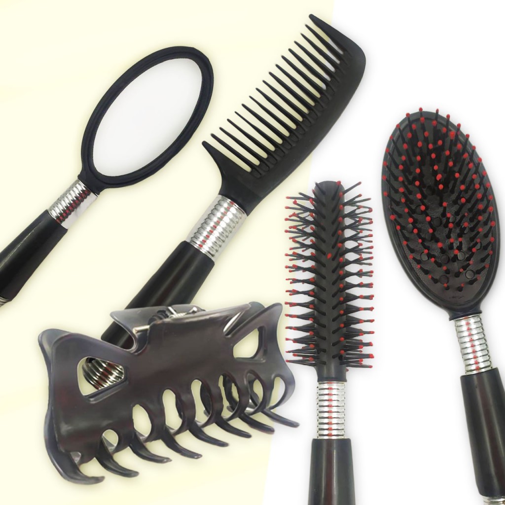 Set Cepillo Peinados Peluquería Didáctico Belleza