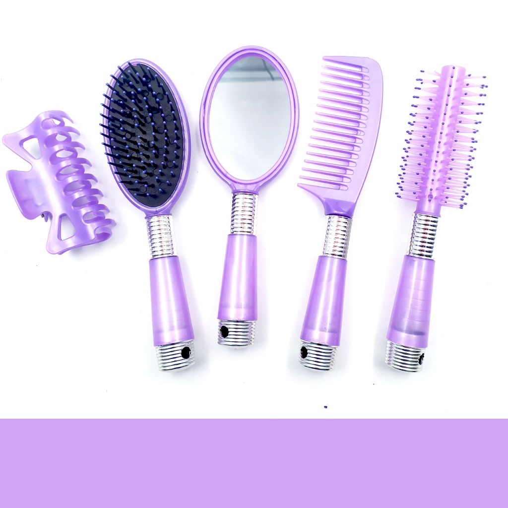 Set Cepillo Peinados Peluquería Didáctico Belleza