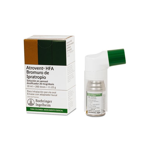 ATROVENT HFA INHAL AEROSOL X 10 ML 200 DOSIS