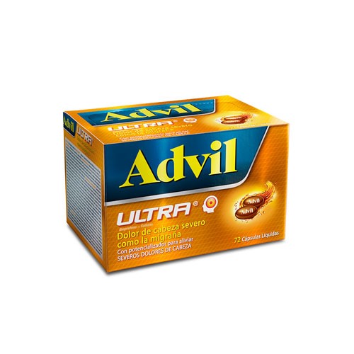 ADVIL ULTRA X 72 CAP BLAND SOB X 4