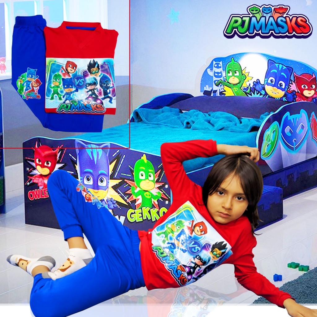PJ MASK Camiseta Sudadera Conjunto Pijama Manga Larga