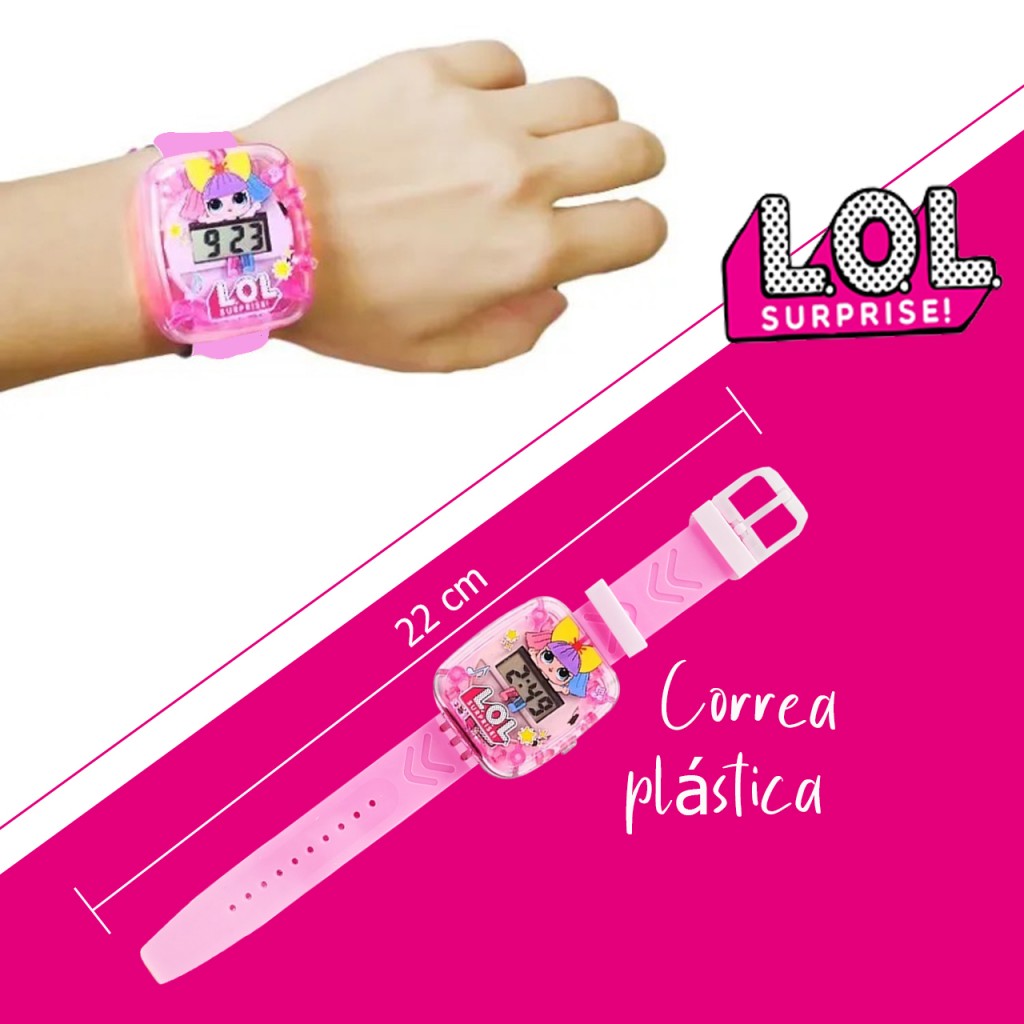 Reloj Digital Lol Niñas Hermoso Juegos Jugueteria