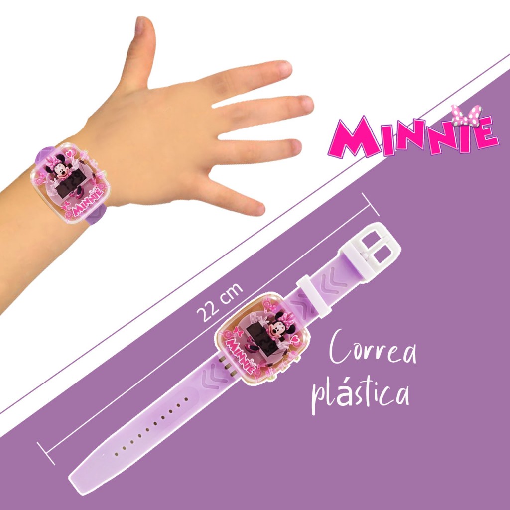 Minnie Reloj Digital Juguete Didáctico Jugueteria Niñas
