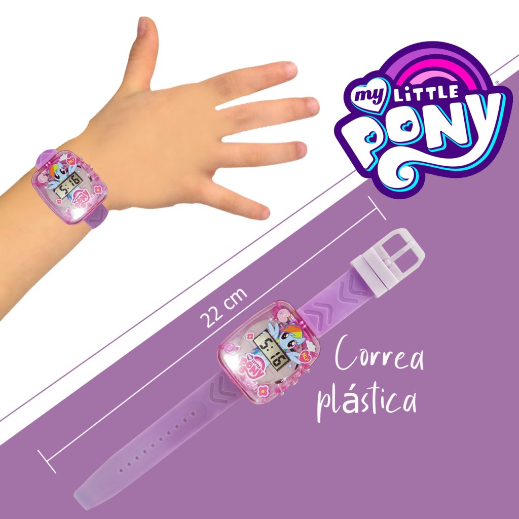 My Little Pony Reloj Digital Juguete Didactico Jugueteria Niña