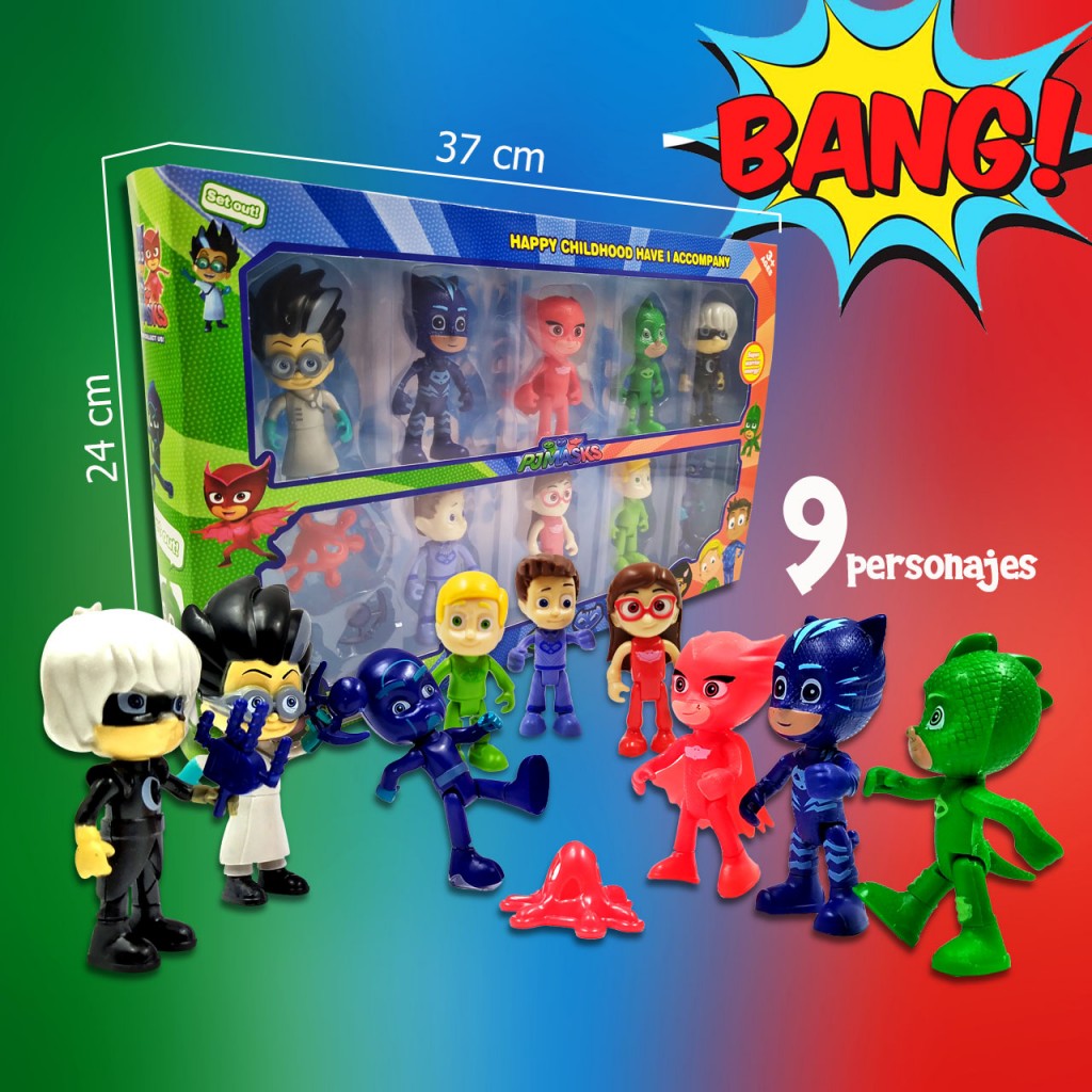 Pj Masks Juegos Héroes En Pijamas Jugueteria Didáctico NiñoS DJ3000-505