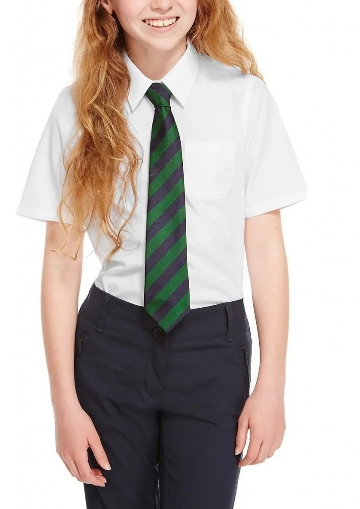 Camisa Escolar Blanca Niños Uniforme Deporte Tallas Colven