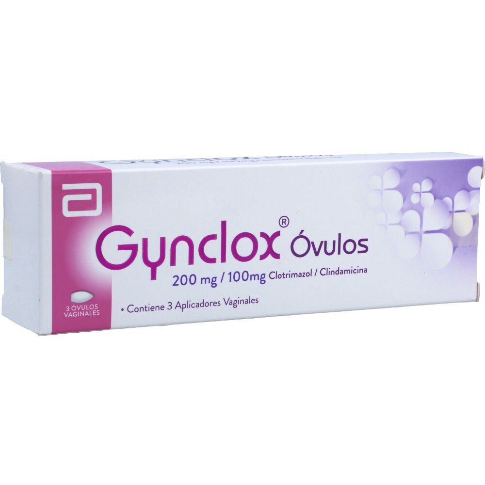 GYNCLOX 200/100 MG X 3 OVULOS VG
