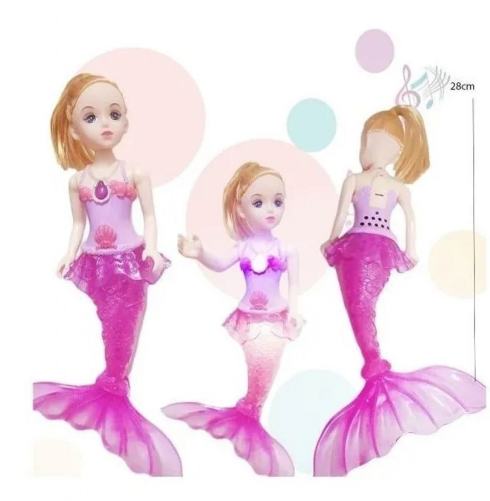 Muñeca Sirena Iluminación Juguetes Jugueteria Juegos