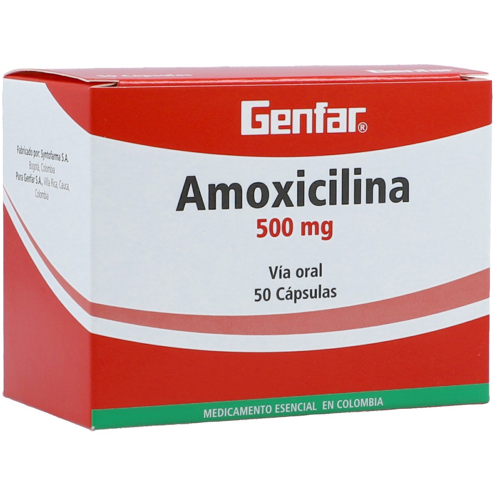 AMOXICILINA 500MG X  50 CAPS SOBRE X 10