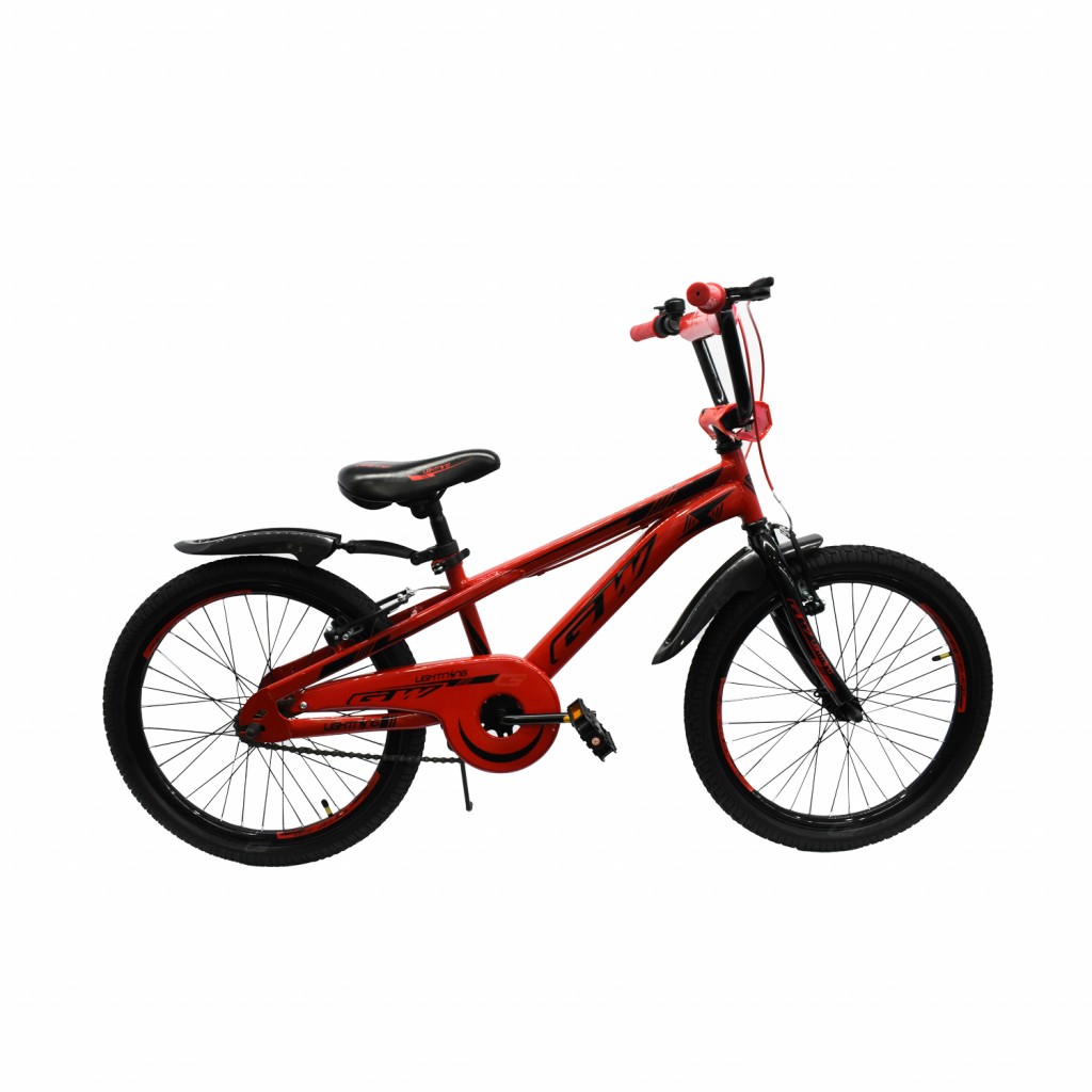 Bicicleta Gw Lighting Rin 20 Acero Rojo