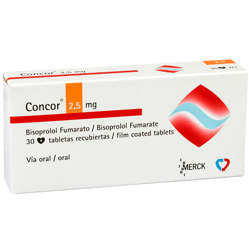 CONCOR 2.5 MG X 30 TAB (REGULADO)