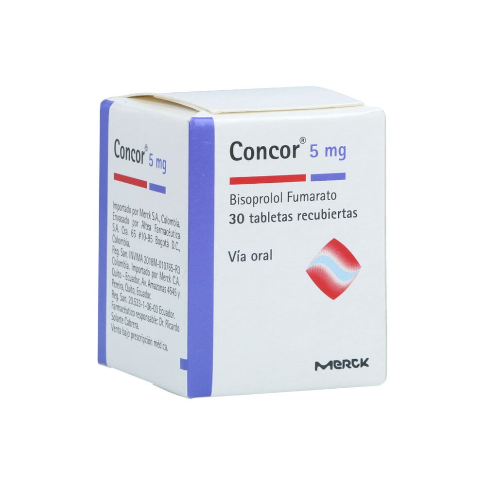 CONCOR 5 MG X 30 TAB (REGULADO)
