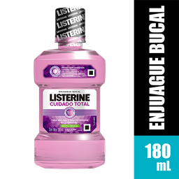 LISTERINE CUIDADO TOTAL X 180 ML