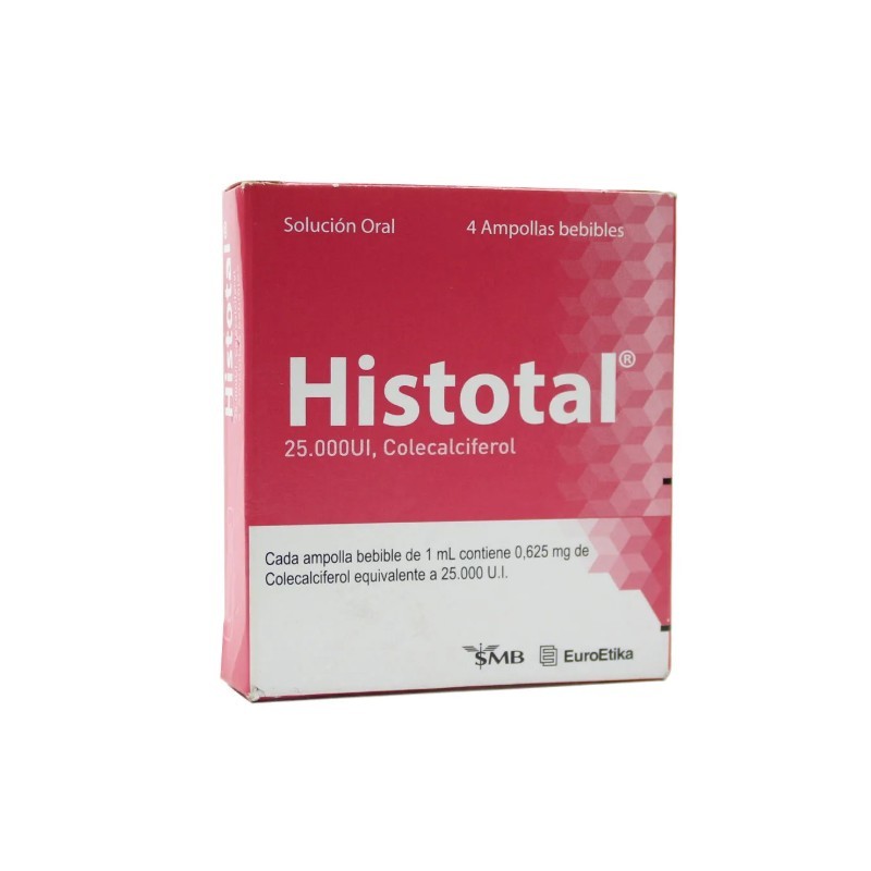 HISTOTAL 25.000UI 4 AMP ORAL  X 1 ML