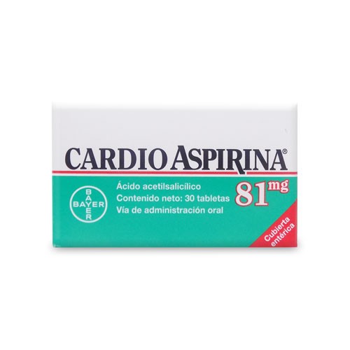 CARDIOASPIRINA 81 MG X 30 TAB