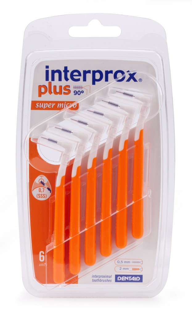 CEPILLO INTERPROX PLUS SUPER MICRO NARANJADO