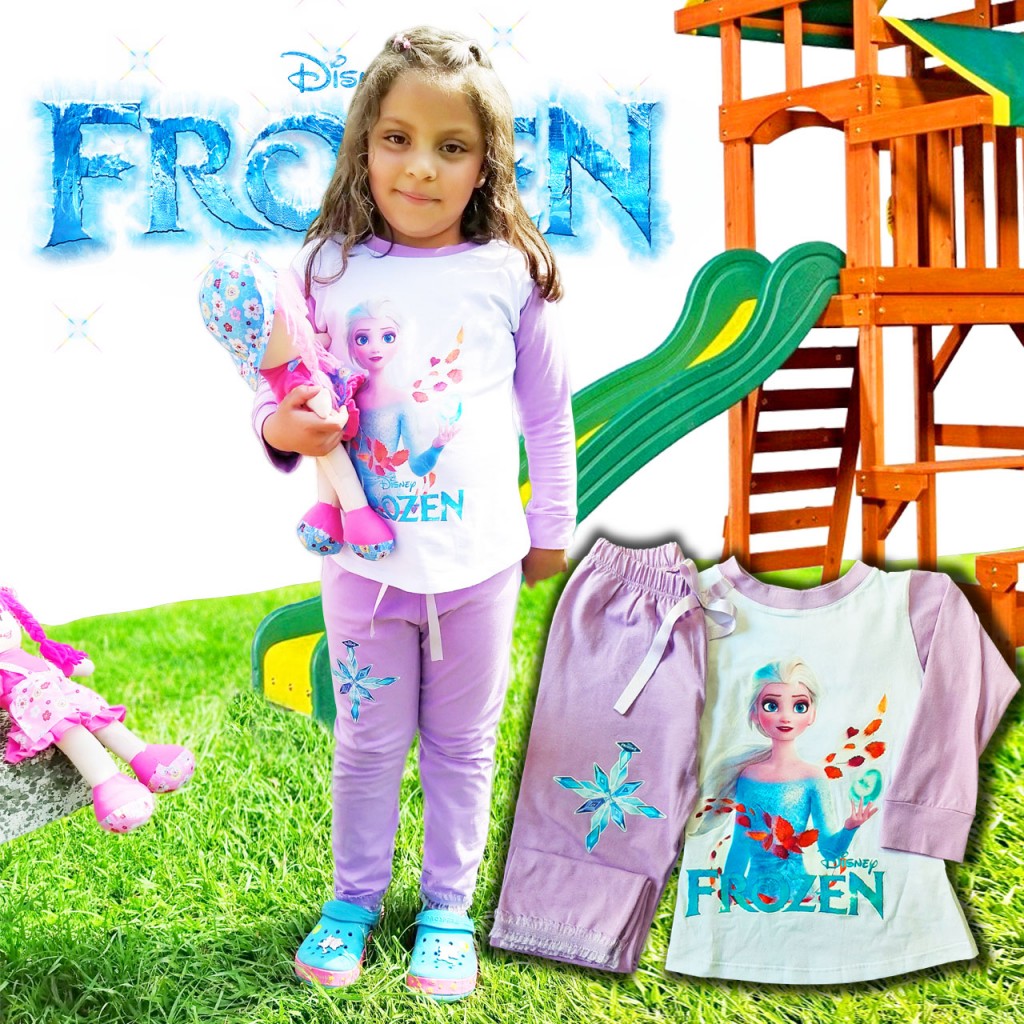 Frozen Camiseta Sudadera Conjunto Pijama Niña Infantil