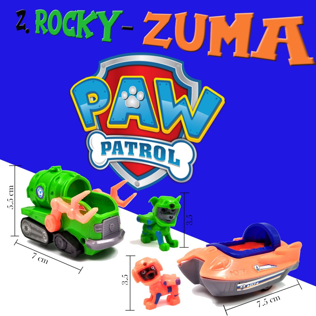 Patrulla Canina set x2 Juguete Vehículos Paw Patrol Jugueteria