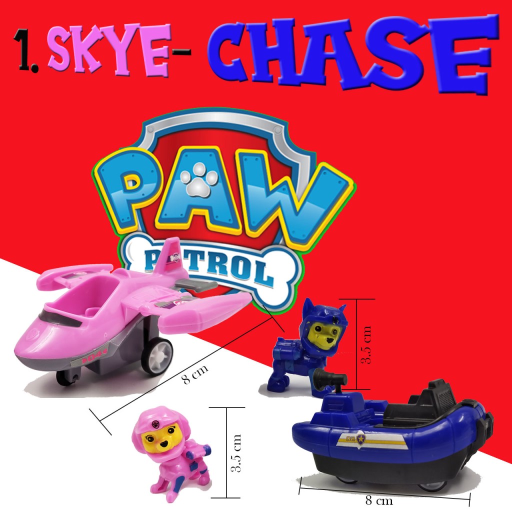 Patrulla Canina set x2 Juguete Vehículos Paw Patrol Jugueteria