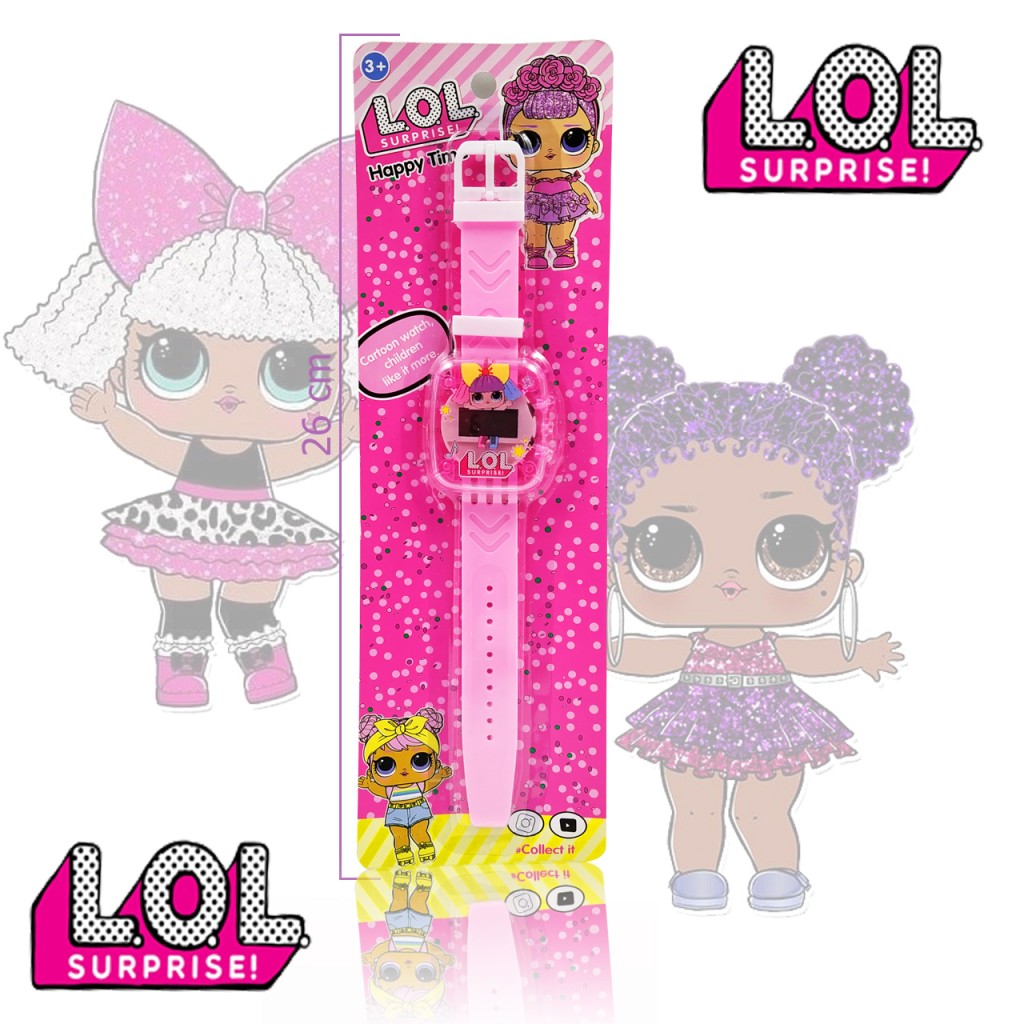 Reloj Digital Lol Niñas Hermoso Juegos Jugueteria