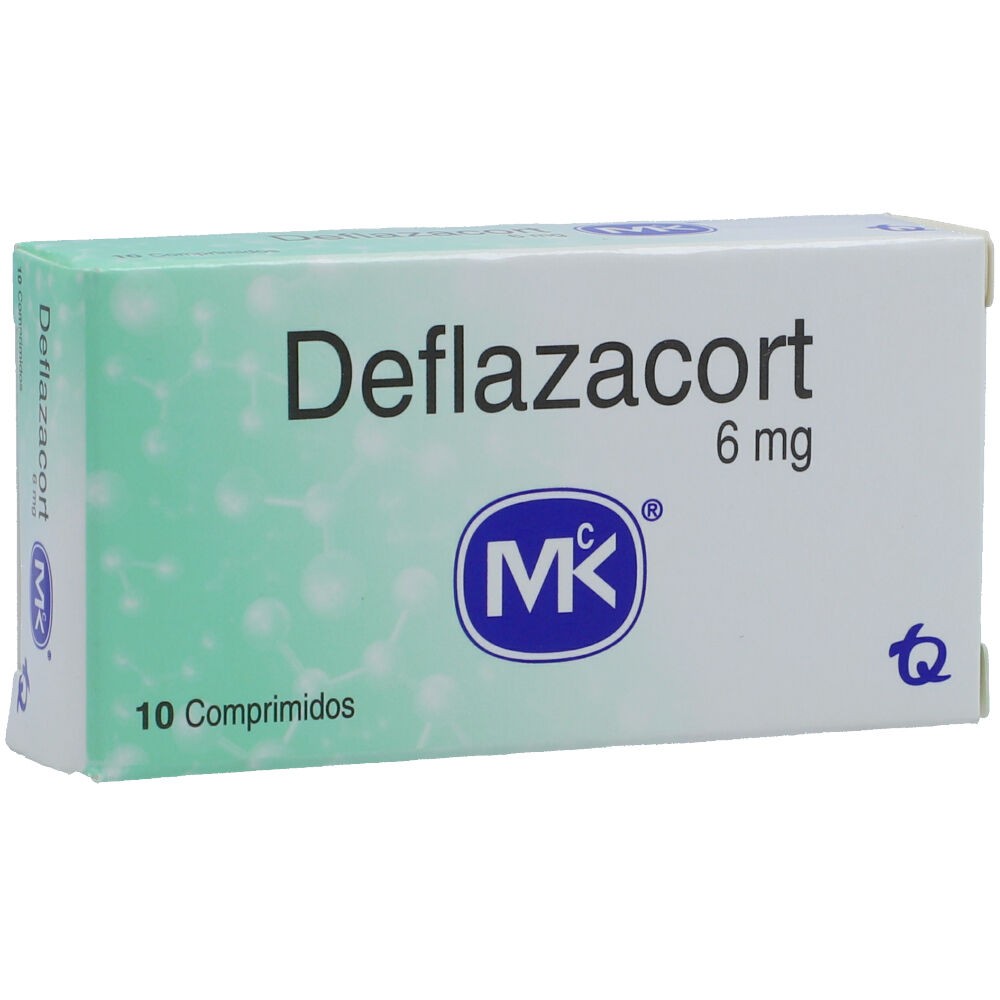 DEFLAZACORT 6 MG X 10 TAB MK