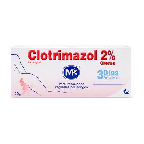 CLOTRIMAZOL CREMA VAG 2% X 20 GR + APLI (3 DIAS)