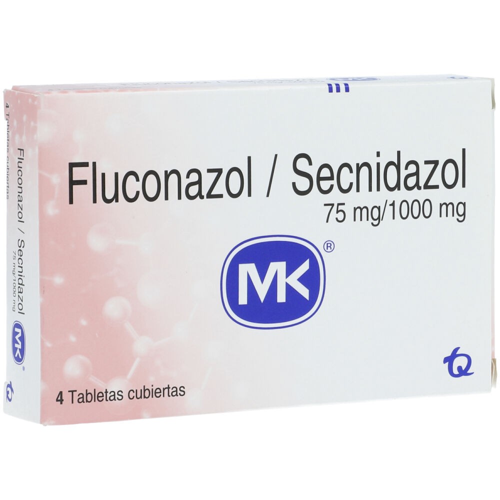 FLUCONAZOL/SECNIDAZOL 75/1000 MG X 4 TAB RECUB