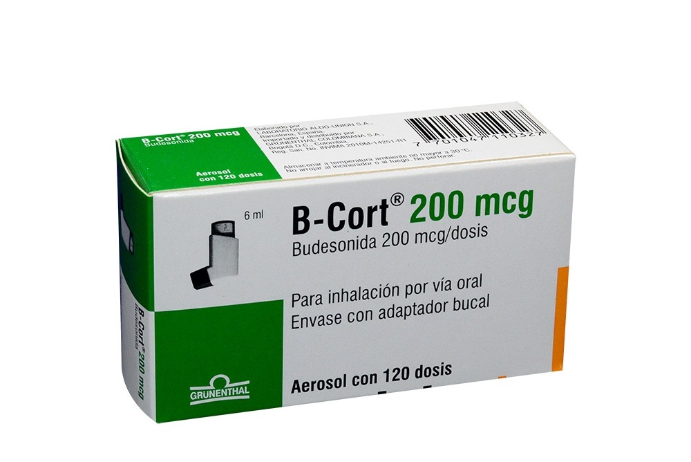 B-CORT BRONQUIAL ADULTO 200 MG X 120 DOSIS