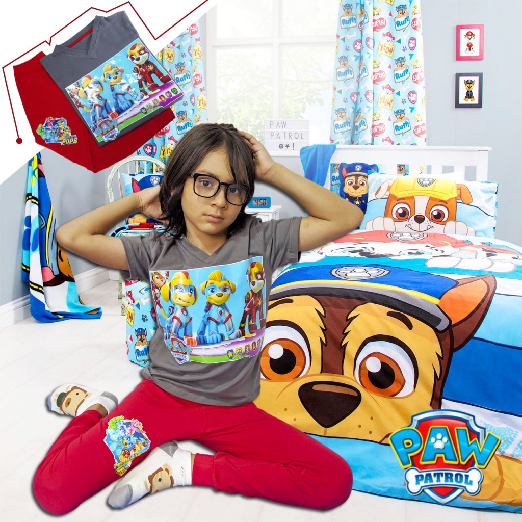 Patrulla Canina Camiseta Sudadera Conjunto Pijama Manga Corta