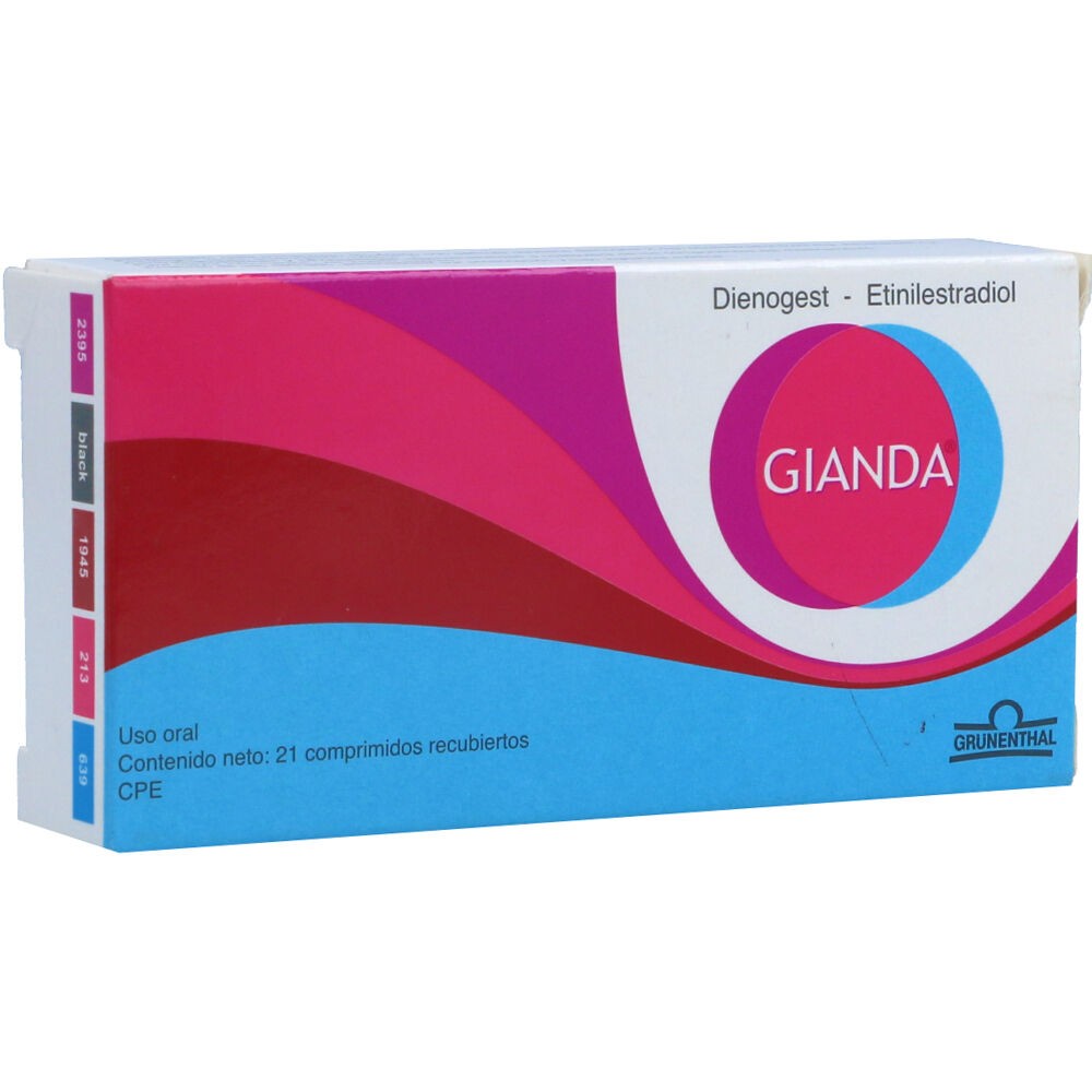 GIANDA 2 MG/0.03 MCG X 21 TAB