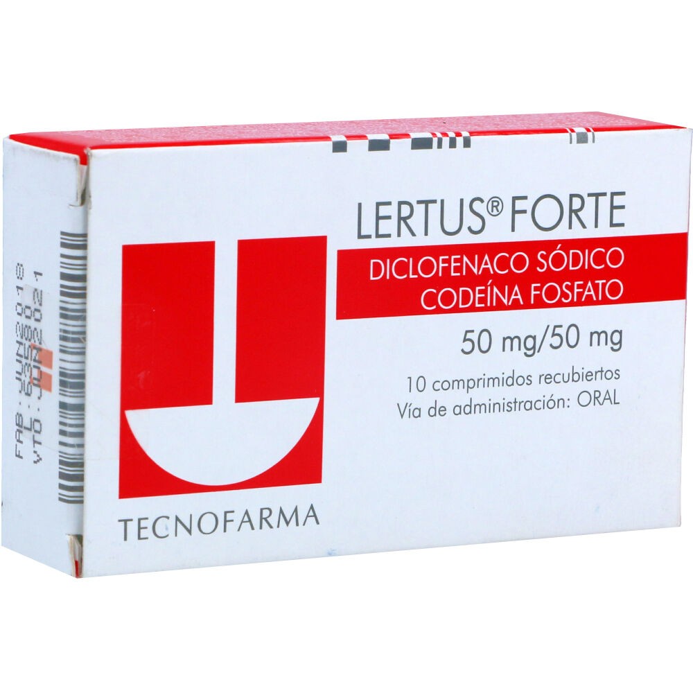 LERTUS FORTE 50 MG X 10 TAB