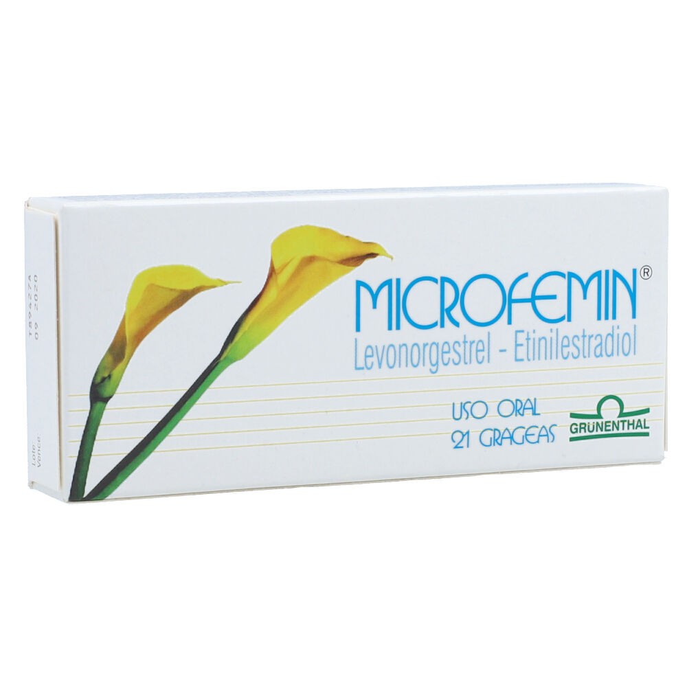 MICROFEMIN 30/150 MG X 21 GRAG