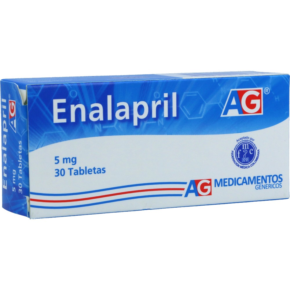 ENALAPRIL 5 MG X 30 TAB