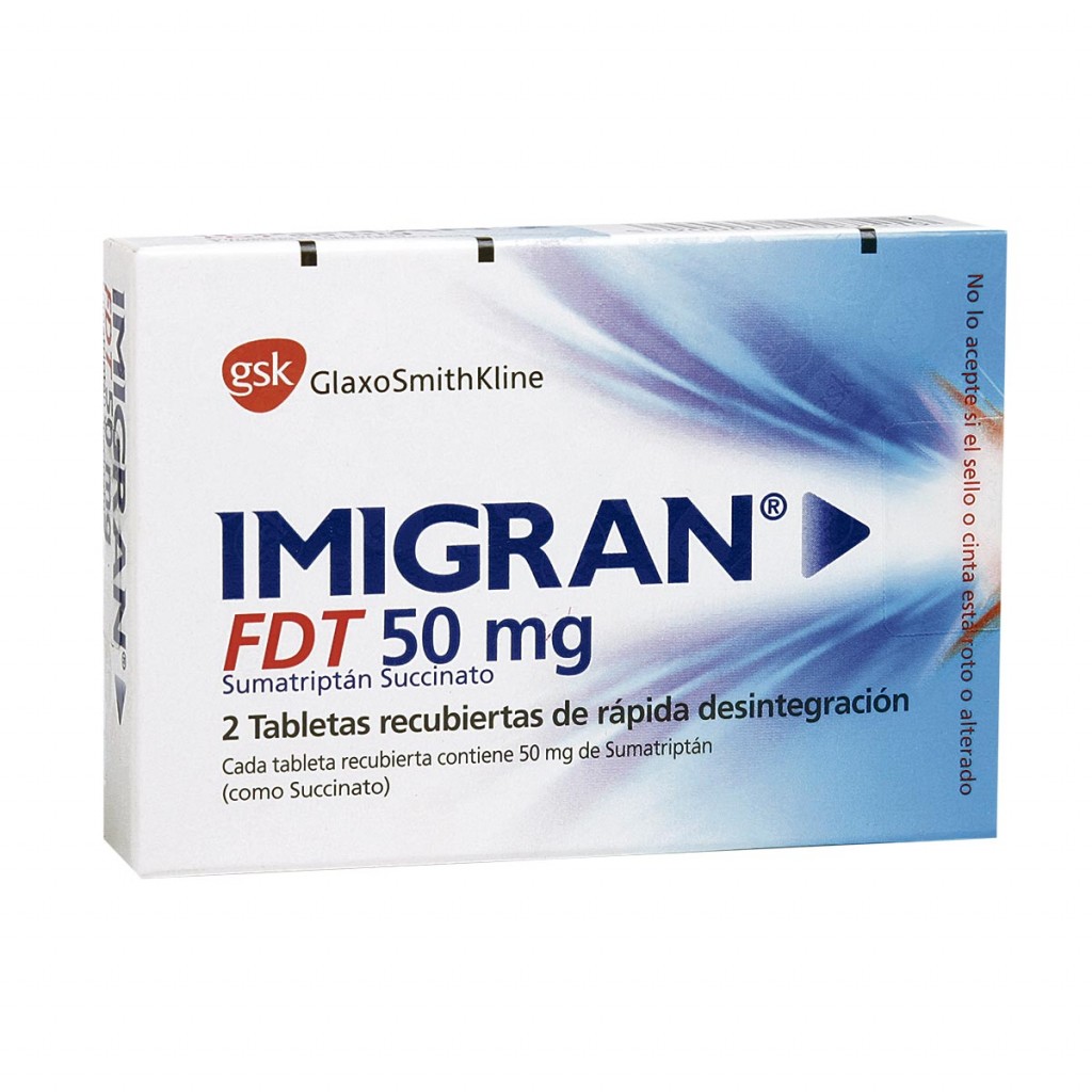 IMIGRAN FDT 50 MG X 2 TAB