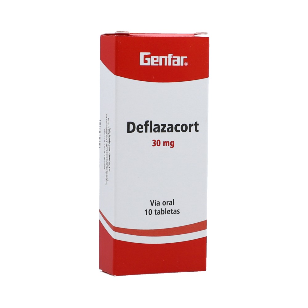 DEFLAZACORT 30 MG X 10 TAB (REGULADO)
