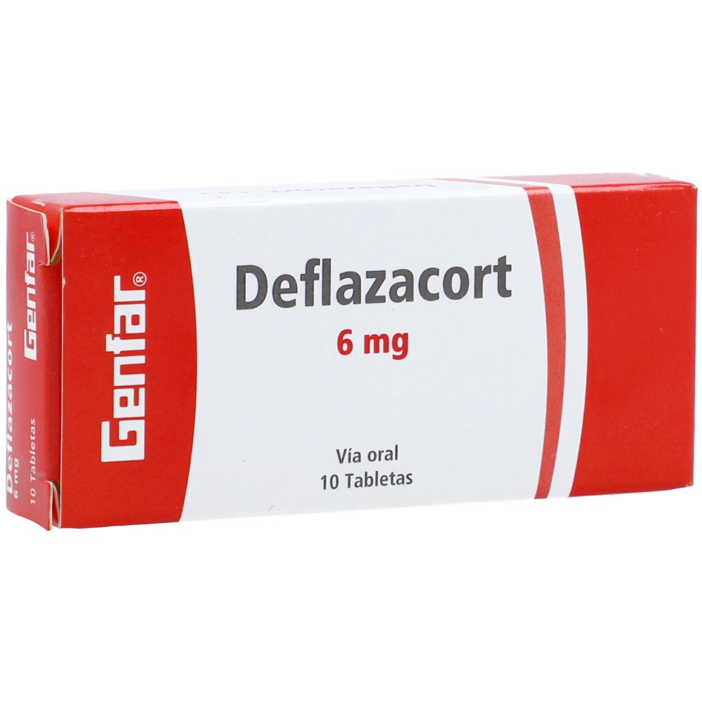 DEFLAZACORT 6 MG X10 TAB GF (REGULADO)