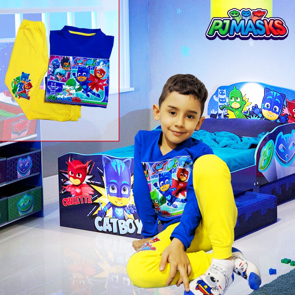 PJ MASK Camiseta Sudadera Conjunto Pijama Manga Larga