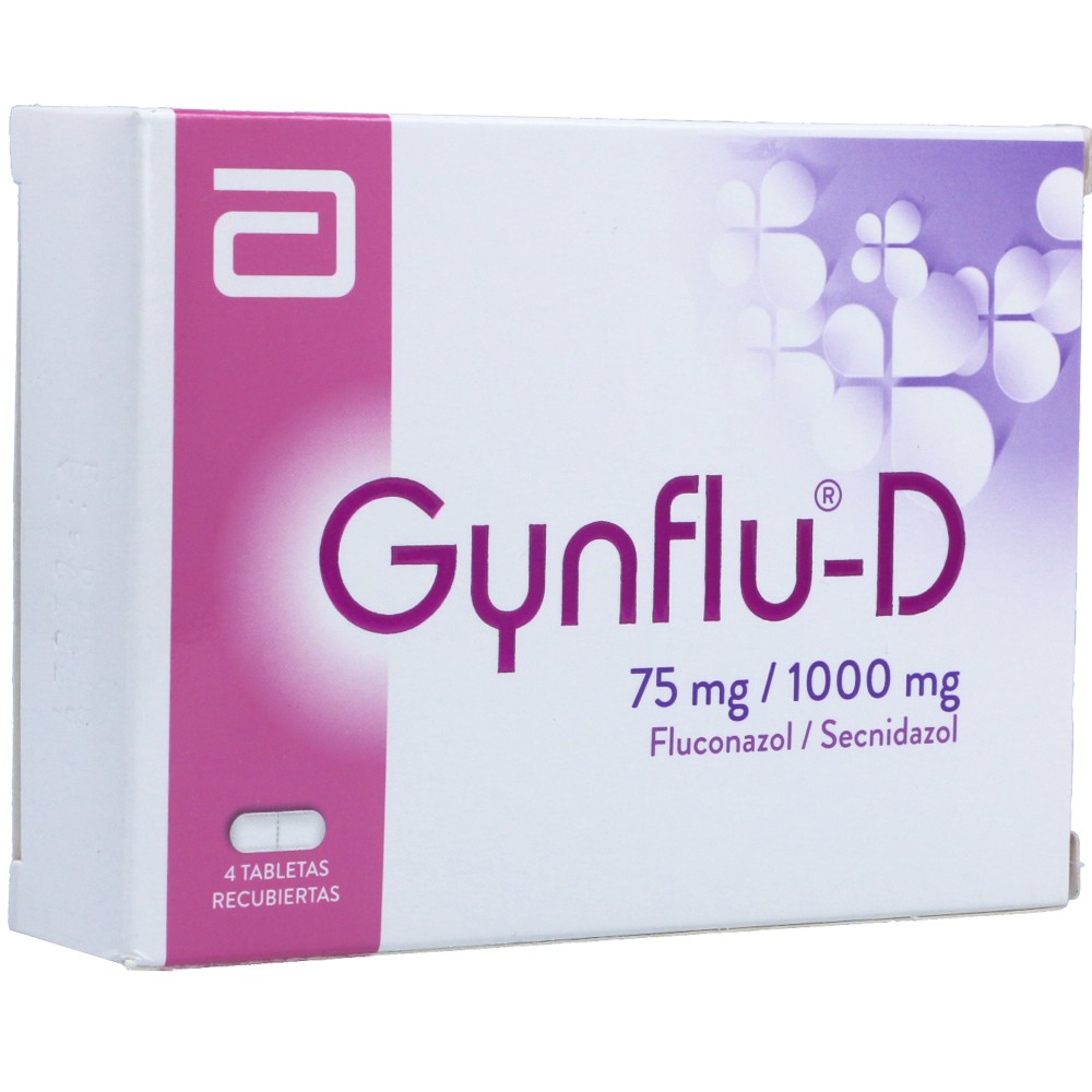 GYNFLU-D 75/1000MG X 4 TAB
