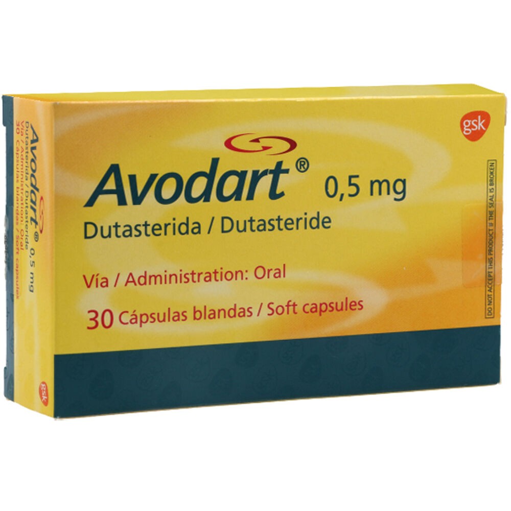 AVODART 0.5 MG X 30 CAP (REGULADO)