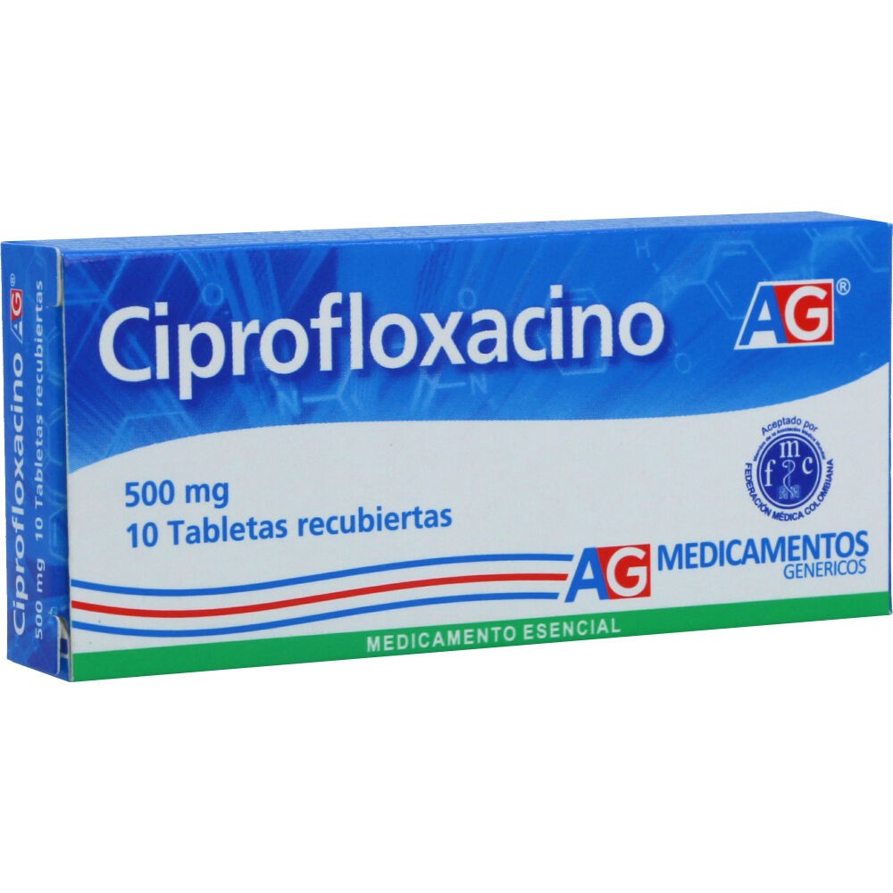 CIPROFLOXACINO 500 MG X 10 TBL