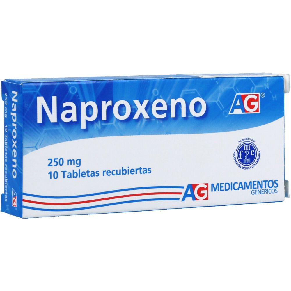 NAPROXENO 250MG X 10 TAB