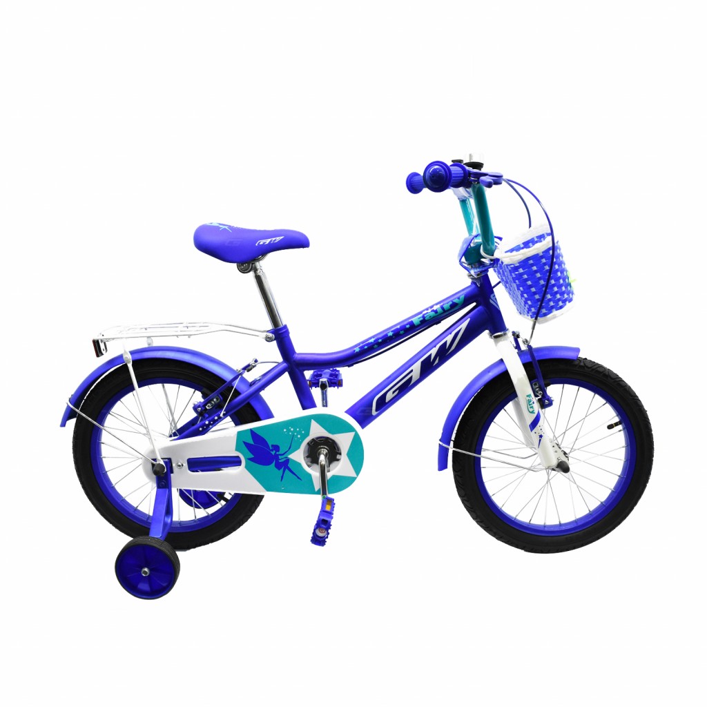 Bicicleta Gw Fairy Rin 12 Acero Niñas Azul Mate