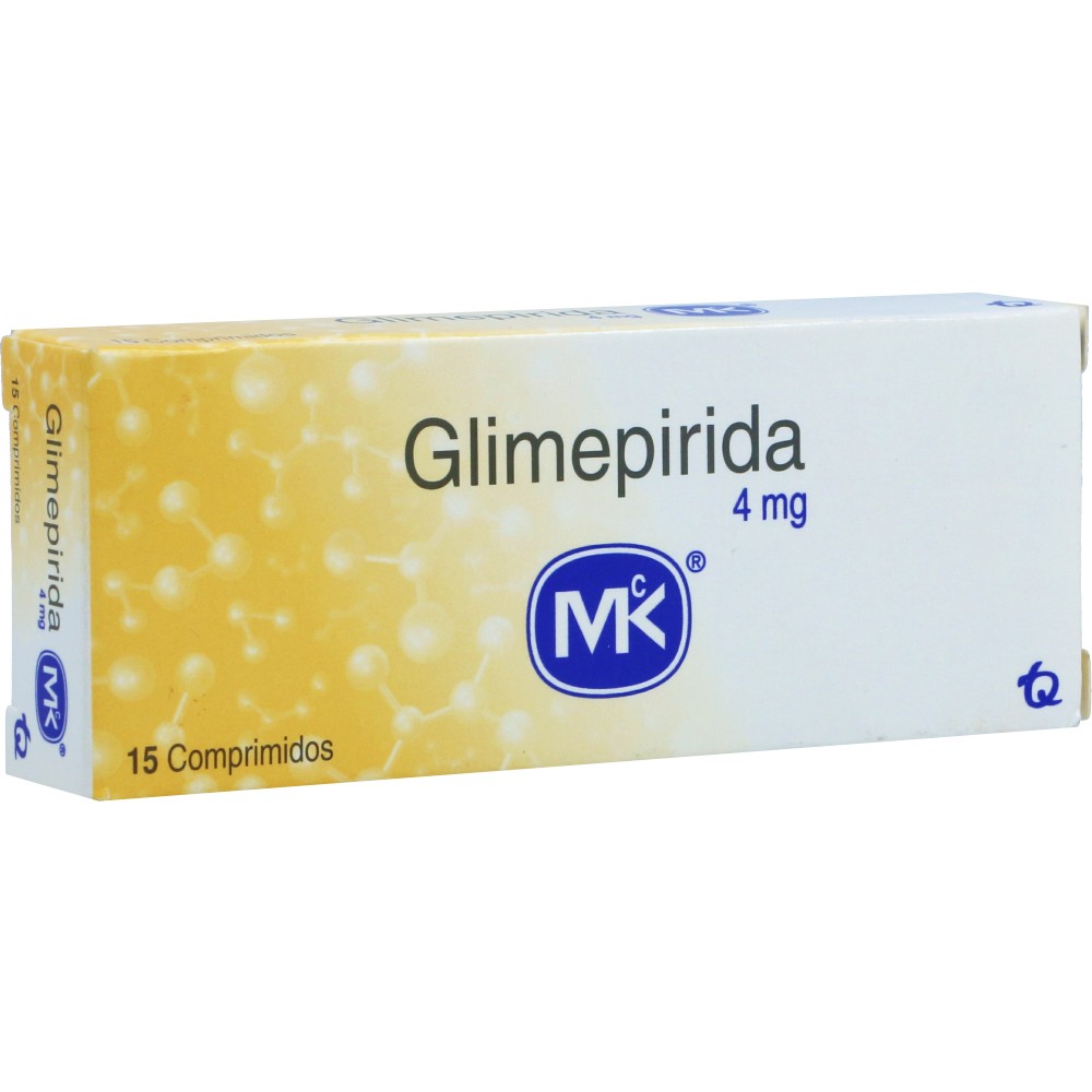 GLIMEPIRIDA 4 MG X 15 TAB MK